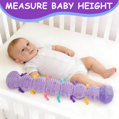 Baby Infant Caterpillar Musical Stuffed Animal Soft Toy with Multi-Sensory Crinkle, Rattle and Textures, Baby Girl Toy Birthday Gift for 0 3 6 9 12 Months+