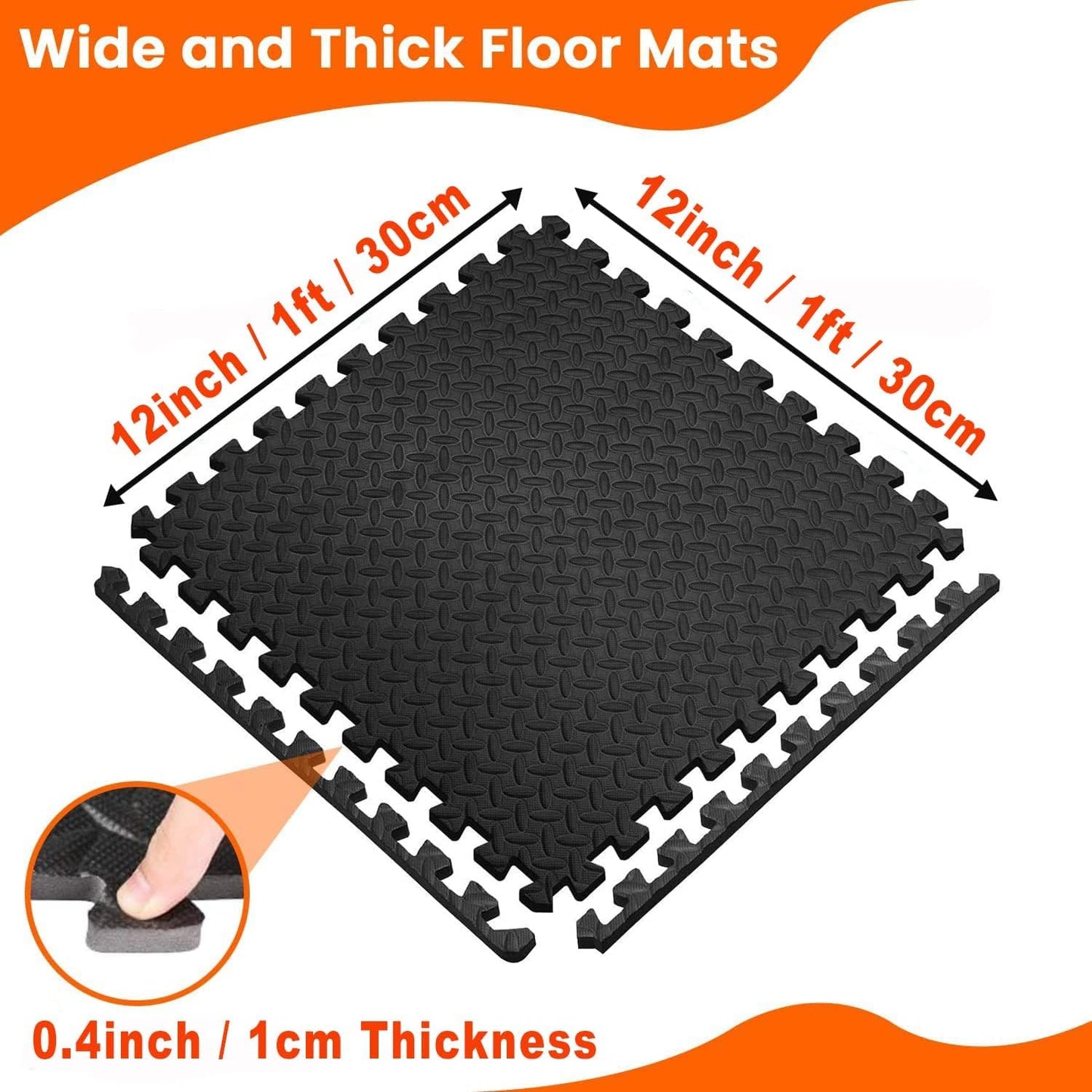 Exercise Mats, 20pcs Gym Flooring Mat,