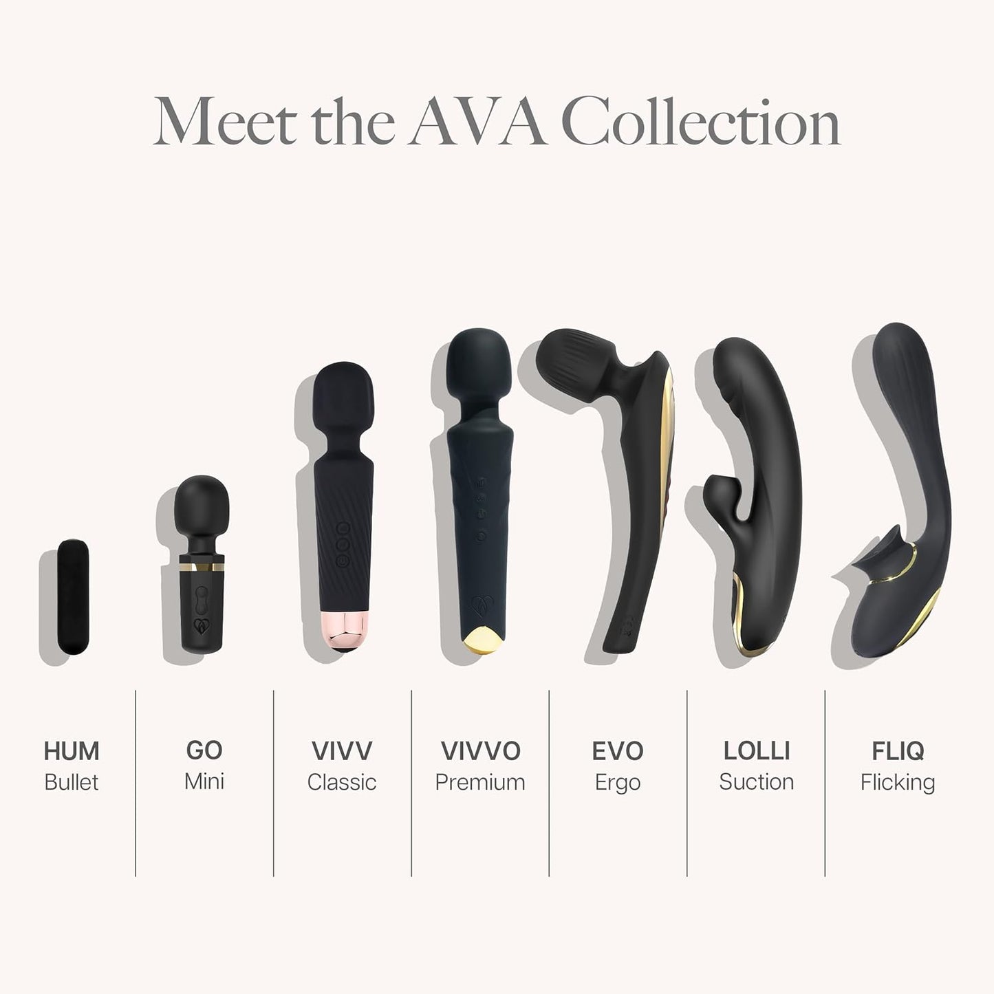 Ava Vibrator Wand Sex Toys [Clit Stimulator Vibrators] Vibrator for Woman
