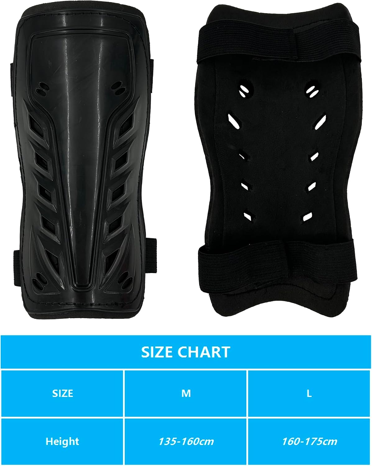 Senston Football Shin Pad Unisex Adult/Junior Soccer Shin Guards Sport Protect - size M