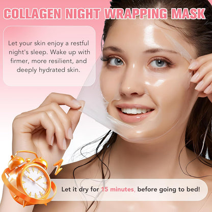 2PCS Collagen Night Wrapping Mask