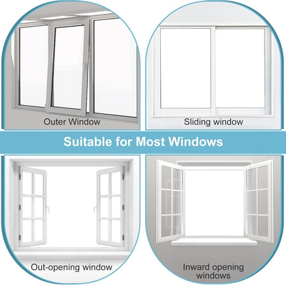 Window Safety Lock, Window Locks for UPVC, Windows Restrictors AOSITE 2Pack No Drill Children Proof Window Locks Self Adhesive, Pet Safety Child Window Safety Locks with Key – Child Security for Home