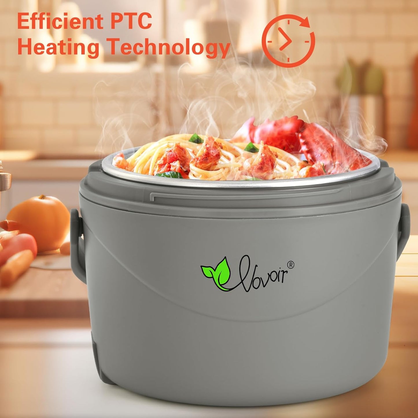 Electric Heating Lunch Box (75W 12V/24V/220V)