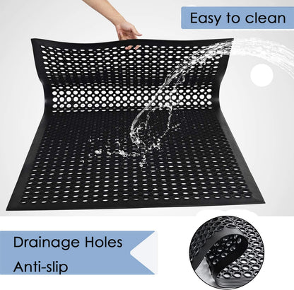 Rubber Drainage Mat 150 x 90 cm Large