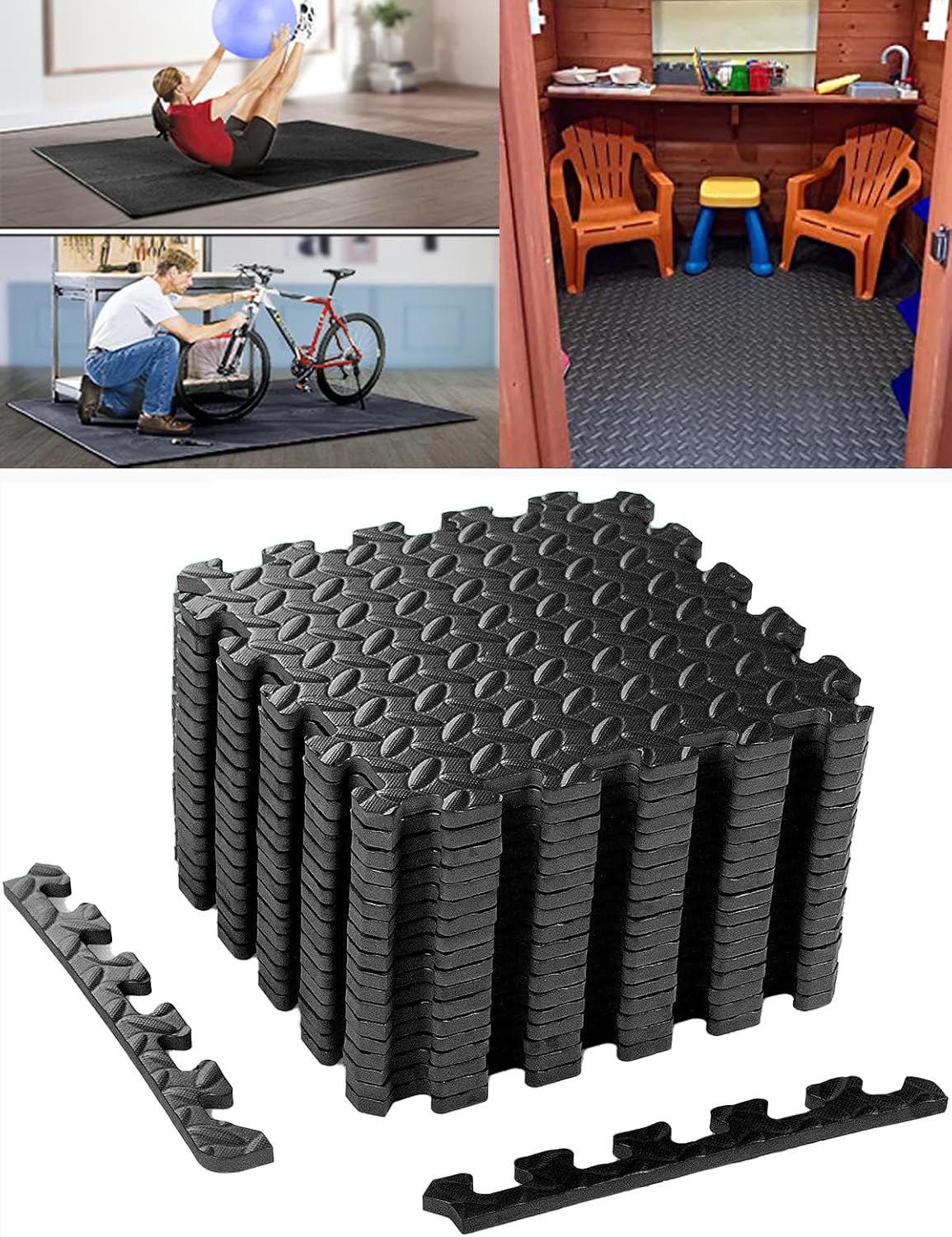 Exercise Mats, 20pcs Gym Flooring Mat,