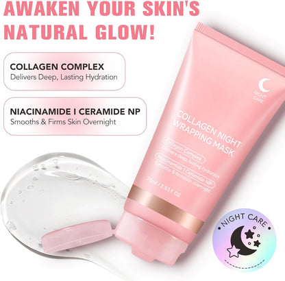 2PCS Collagen Night Wrapping Mask