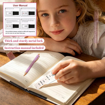 Purple Secret Diary with Lock for Kid