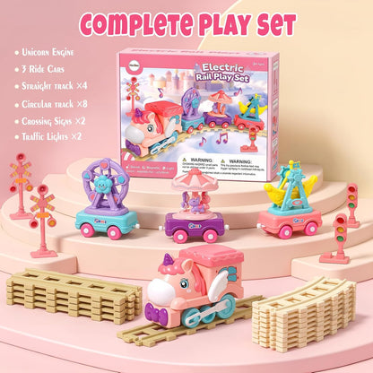 Unicorn Train Set for Toddlers, Toys Train Gifts