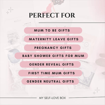 Luxury Mum To Be Pamper Kit, Baby Shower Gifts Hamper for Mum, Mum to Be Gifts, Pregnancy Gifts, Gender Reveal Gifts, Mummy To Be Gifts, Gifts For Pregnant Women, New Mum Gifts White