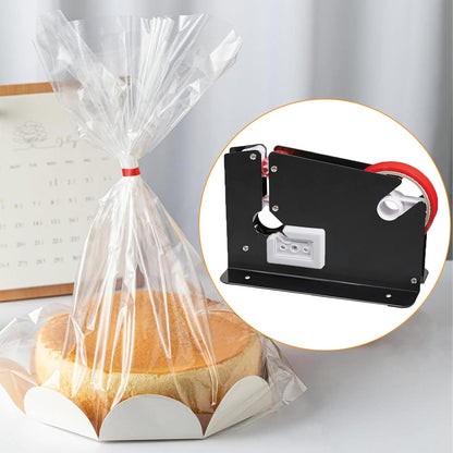 Heavy-Duty Iron Bag Sealer Tape Machine with 2 Tape Rolls