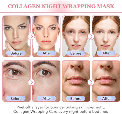 2PCS Collagen Night Wrapping Mask