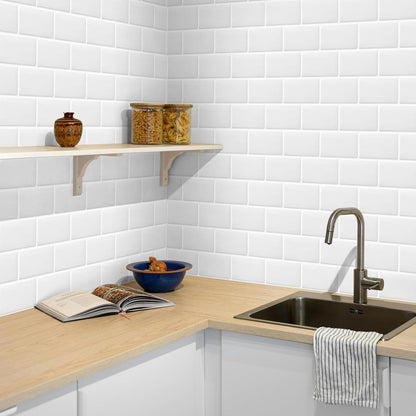 Self Adhesive Metro Subway Wall Tiles