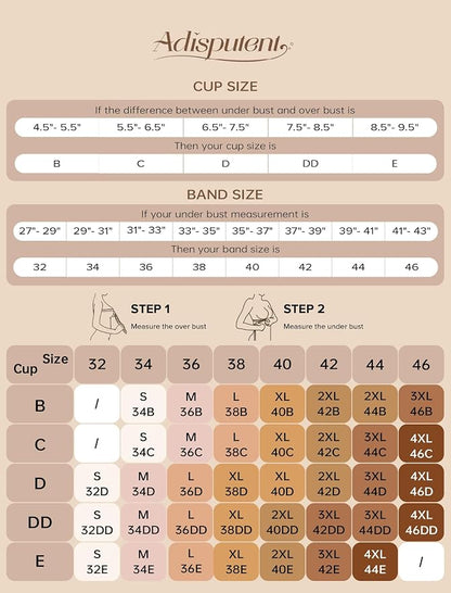 Seamless Jelly Bras for Women Wireless Supportive Nude - Size L