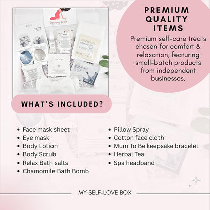 Luxury Mum To Be Pamper Kit, Baby Shower Gifts Hamper for Mum, Mum to Be Gifts, Pregnancy Gifts, Gender Reveal Gifts, Mummy To Be Gifts, Gifts For Pregnant Women, New Mum Gifts White