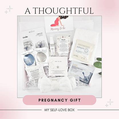 Luxury Mum To Be Pamper Kit, Baby Shower Gifts Hamper for Mum, Mum to Be Gifts, Pregnancy Gifts, Gender Reveal Gifts, Mummy To Be Gifts, Gifts For Pregnant Women, New Mum Gifts White