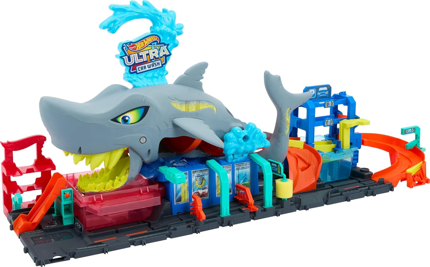 Hot Wheels City Ultra Shark Car Wash