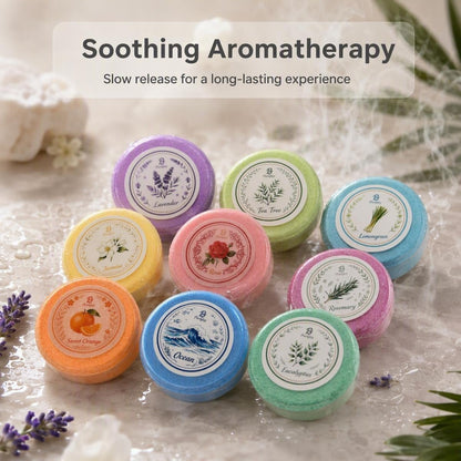 Aromatherapy Shower Steamers, 9 Pcs 9 Scents