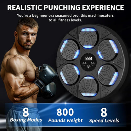 Music Boxing Machine for Adults and Kids with Boxing Gloves