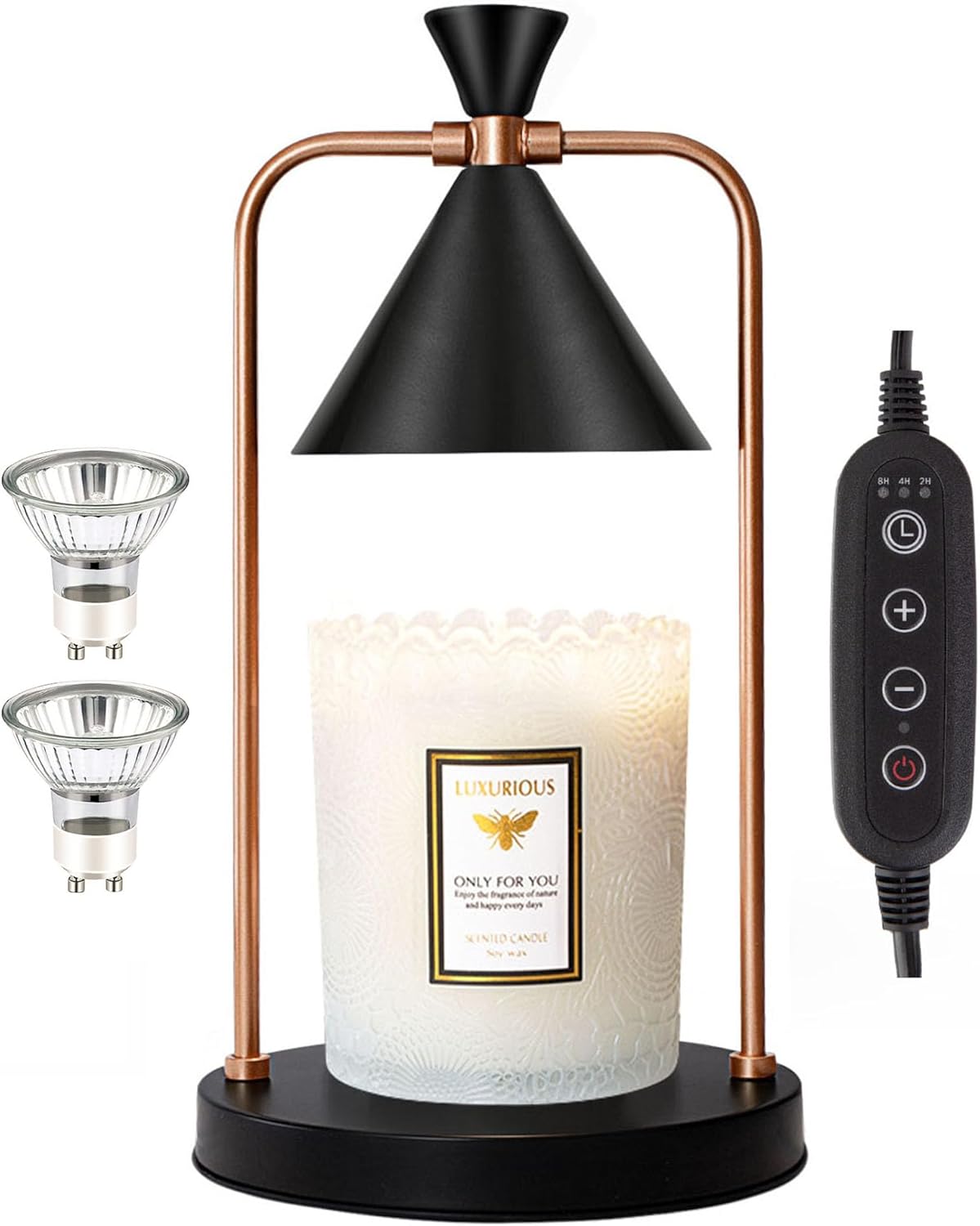 Candle Warmer Lamp with Timer & Dimmer Electric Candle Lamp for Jar Candles