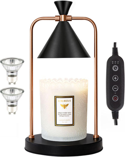 Candle Warmer Lamp with Timer & Dimmer Electric Candle Lamp for Jar Candles