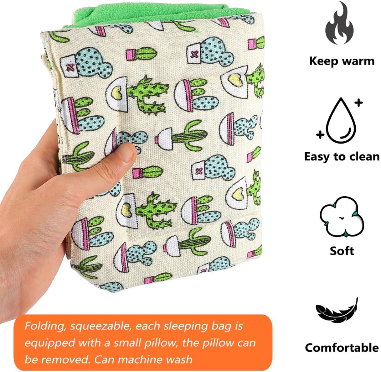 BESPORTBLE Reptile Sleeping Bag Compact Bedding for Tortoise Reptile Hide Pet Blanket