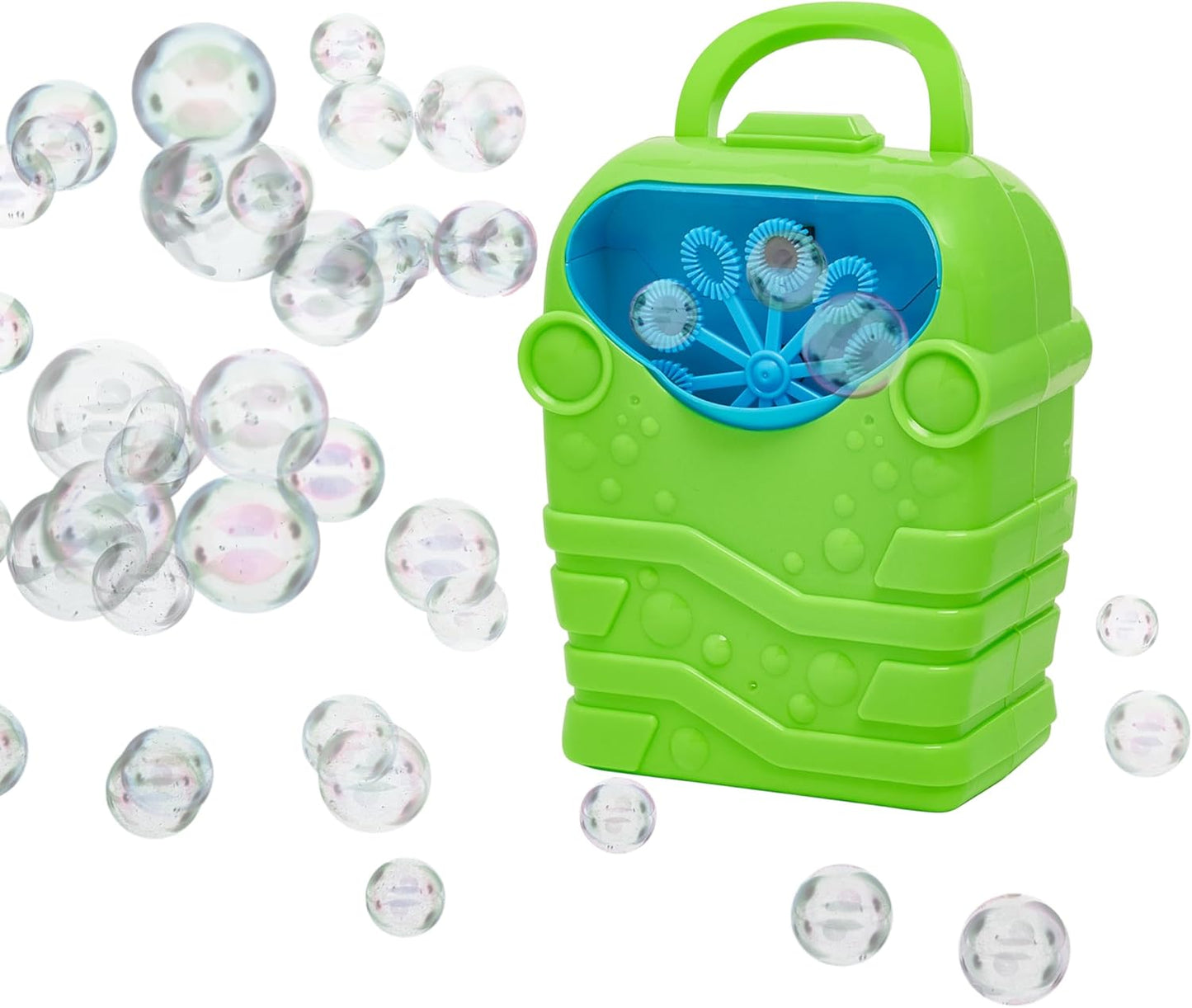 Venture Club Bubble Machine for Kids with 1 L Solution - Automatic Bubble Blower, Bubbles for Kids & Toddlers, Garden Toys & Games for Outdoor Play, Party & Active Fun - Children Aged 3+, Green