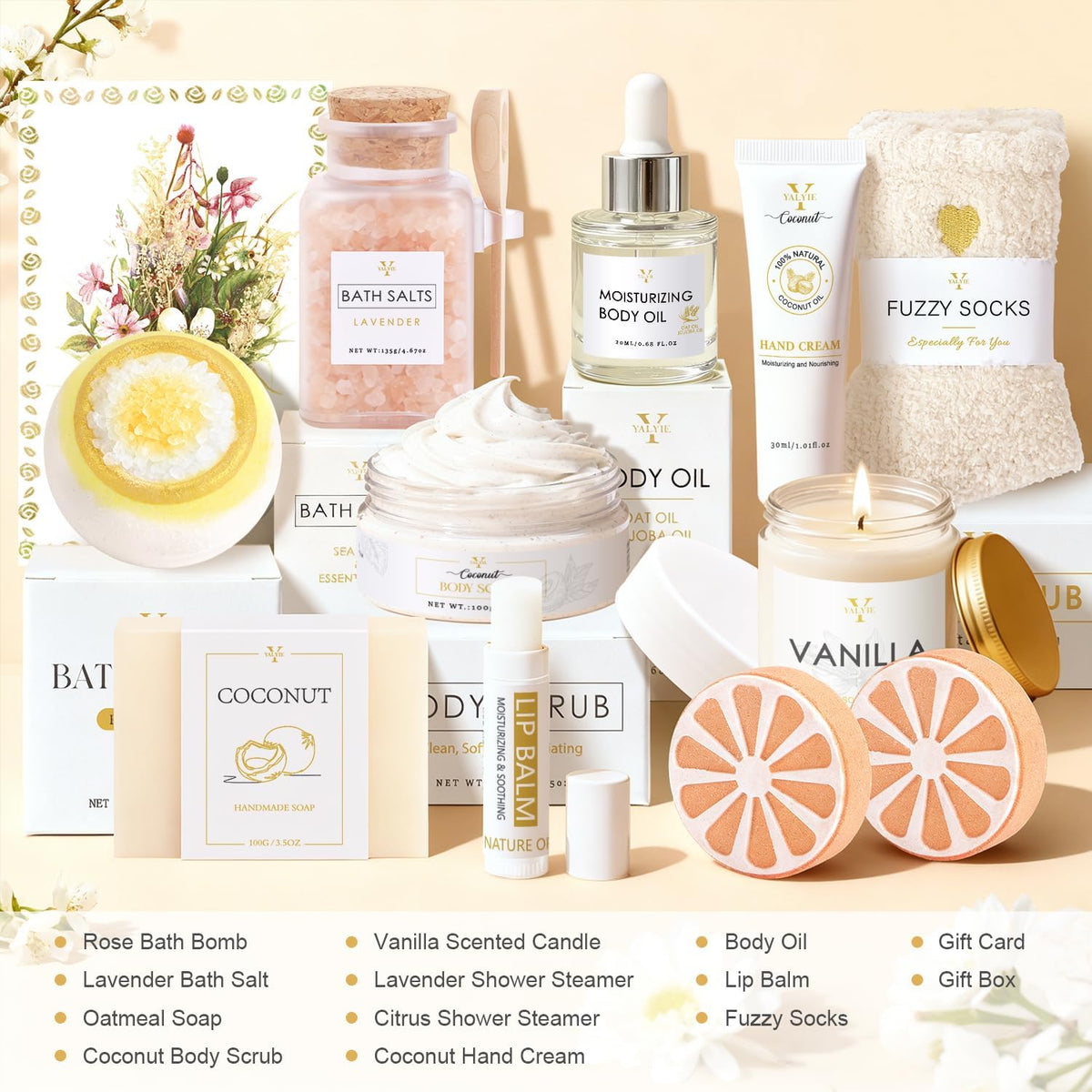 SPA Bath & Skincare Birthday Pamper Gifts For Women, Mum, Sister, Friends