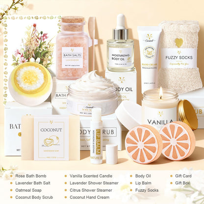 SPA Bath & Skincare Birthday Pamper Gifts For Women, Mum, Sister, Friends