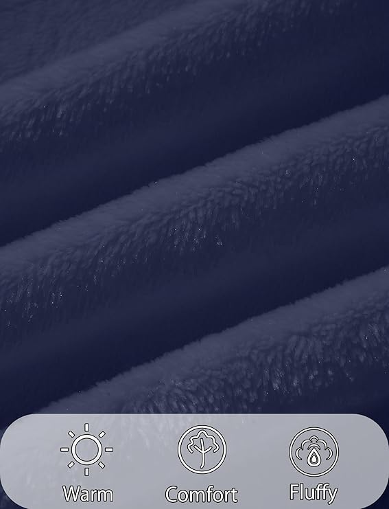 Women's Large Fleece Hooded Dressing Gown Robe