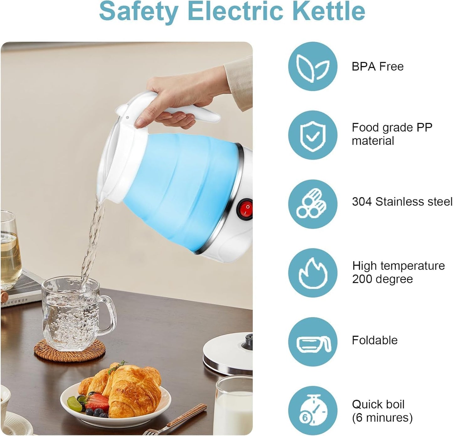 Foldable Electric Kettle