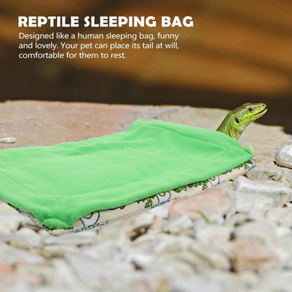 BESPORTBLE Reptile Sleeping Bag Compact Bedding for Tortoise Reptile Hide Pet Blanket