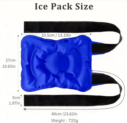 Ice Pack for Knee Pain Relief, Reusable Gel Ice Wrap for Knee Replacement Surgery, Cold Compress Therapy for Injuries, Swelling