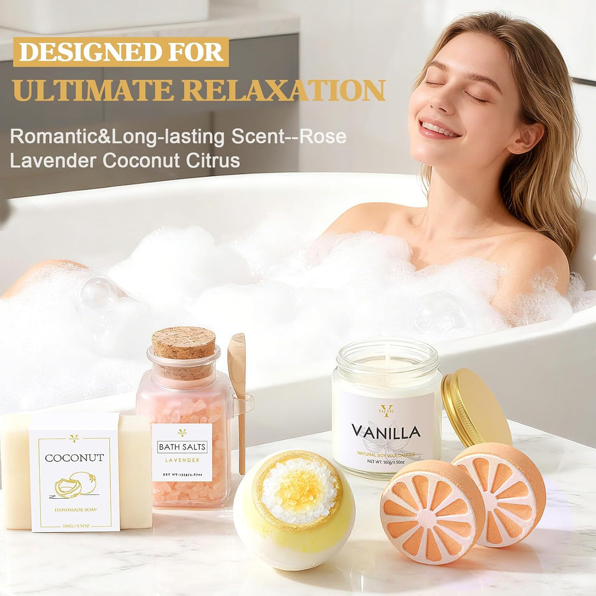 SPA Bath & Skincare Birthday Pamper Gifts For Women, Mum, Sister, Friends