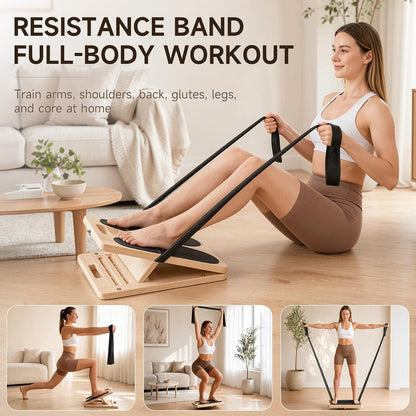 3-in-1 Slant Boards & 180°/360° Balance Board, 136kg Capacity