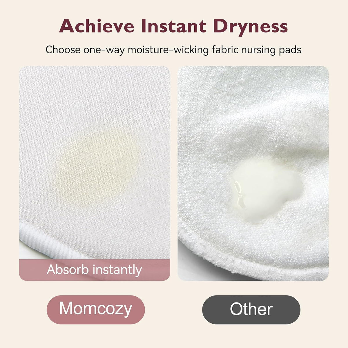 Momcozy Reusable Nursing Pads, Breastfeeding Essentials, Thin 14PCS