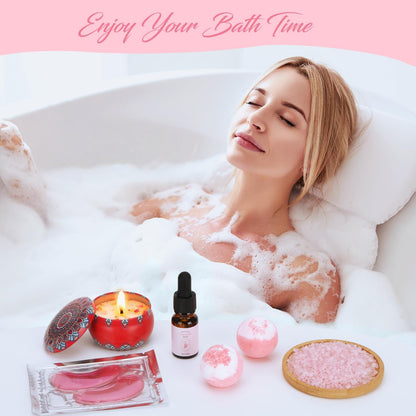 Birthday Gifts For Women, Cherry Blossom Pamper Gift For Her, Ideas Present For Mum, Best Friend, Sister, Relaxation Spa Ladies Gifts Self Care Package For Her, Christmas Xmas Friendship Pamper Hamper