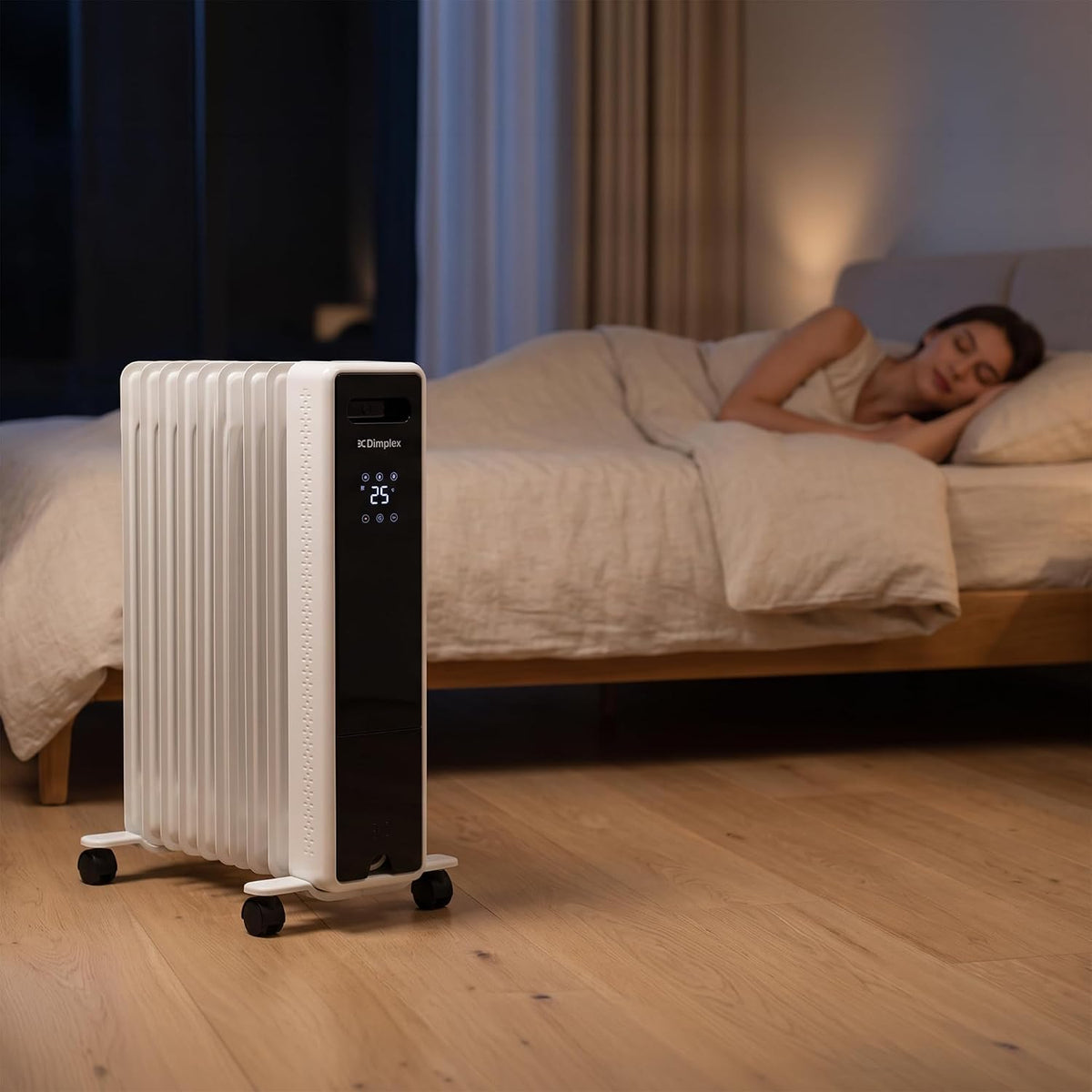Dimplex Edge Oil Free Electric Column Heater Radiator, 2kW, ECRE2001