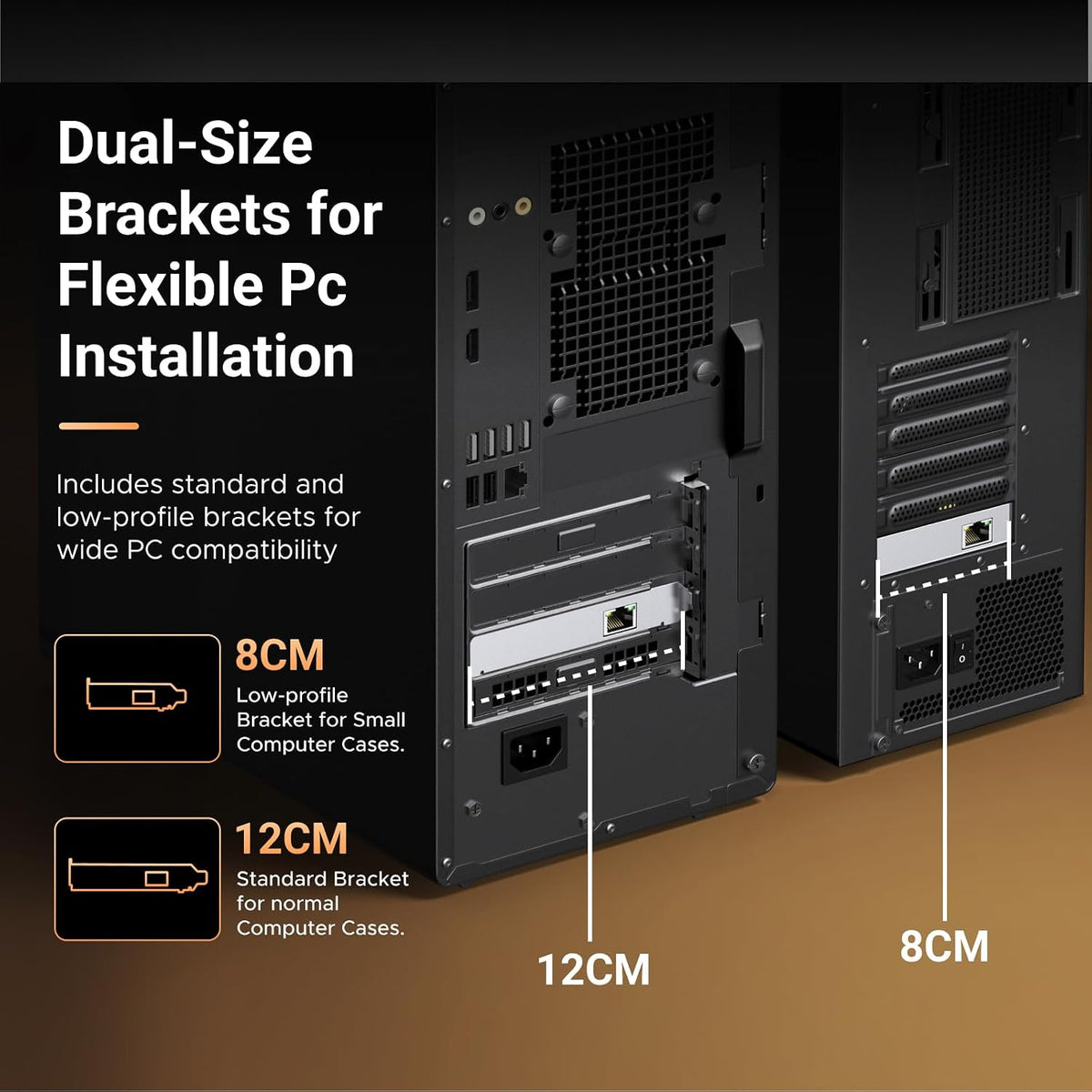 UGREEN 5 Gigabit PCIE Network Card for PC Gaming NAS