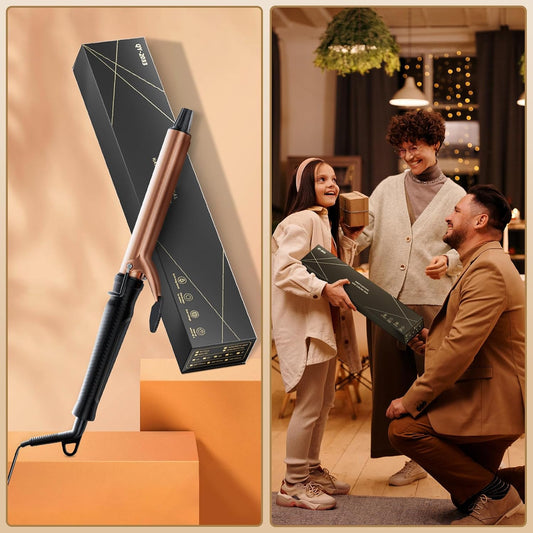 Itari 25 MM Hair Curlers, Negative Ion Ceramic Curling Tongs