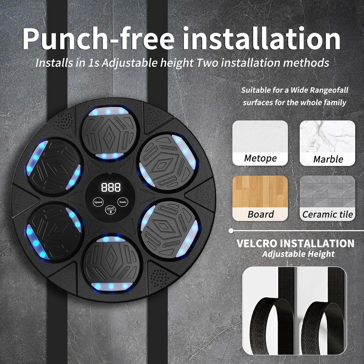 Music Boxing Machine for Adults and Kids with Boxing Gloves