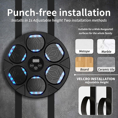Music Boxing Machine for Adults and Kids with Boxing Gloves