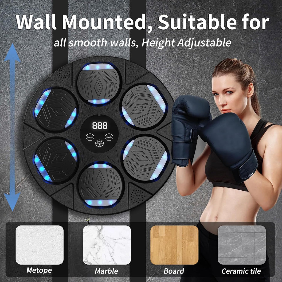 Music Boxing Machine for Adults and Kids with Boxing Gloves