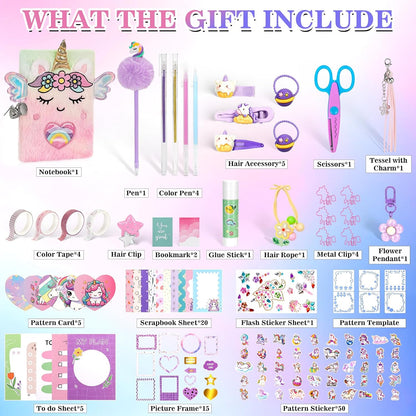 Advent Calendar 2026 for Girls, 24 Days Christmas Stationery & Journal Kit