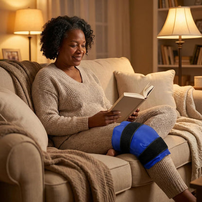 Ice Pack for Knee Pain Relief, Reusable Gel Ice Wrap for Knee Replacement Surgery, Cold Compress Therapy for Injuries, Swelling
