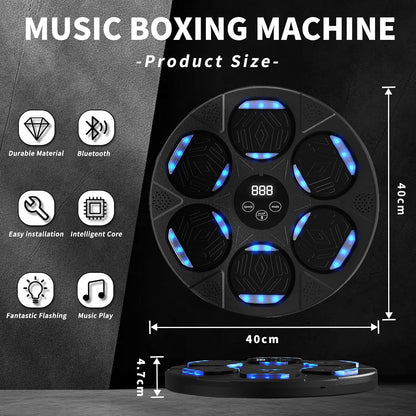 Music Boxing Machine for Adults and Kids with Boxing Gloves