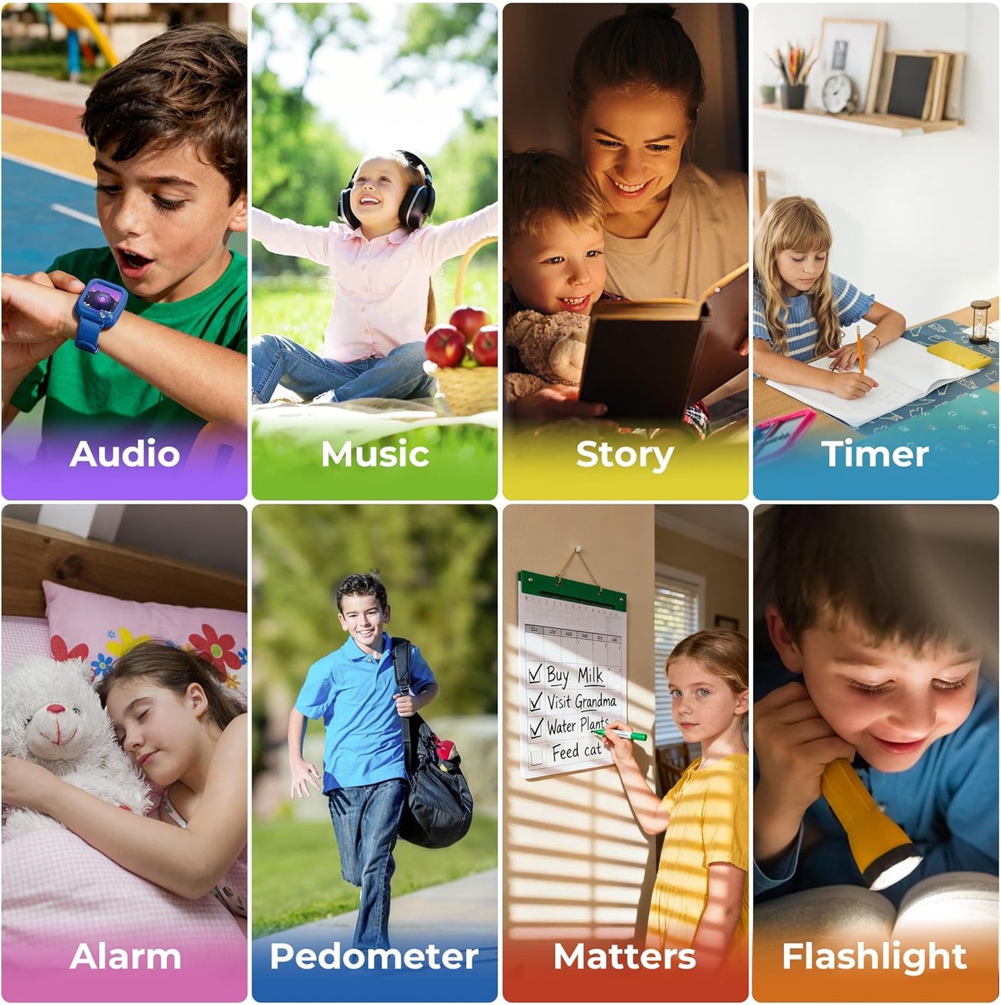 Learning Educational Clock Watch