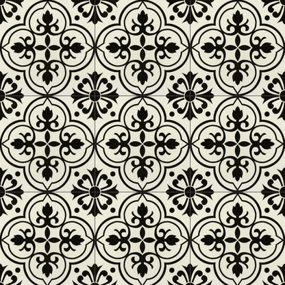 Peel and Stick Floor Tiles Self Adhesive Floor Tile, Vinyl Flooring Waterproof, Lino Flooring for Bathroom Kitchen Living Room DIY Black 30x30cm 10pcs(11.8 x 11.8 inches)