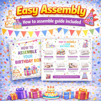 10 Pack Disposable Plates For Parties - Brithday Party Food Trays Set With 2 Food Compartments & Drink Holder - Food Boxes and Party Invitations Kids | Cardboard Box Birthday Accessories