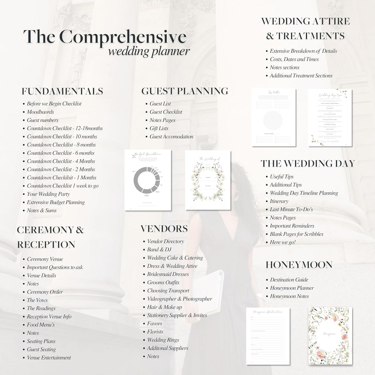 Scribble & Dot™ The Elegant Wedding Planner and Organiser for the Bride | Tissue Wrapped in a Gift Box | Thick Pages, Textured Cover | Every Wedding Step. Effortlessly Handled.