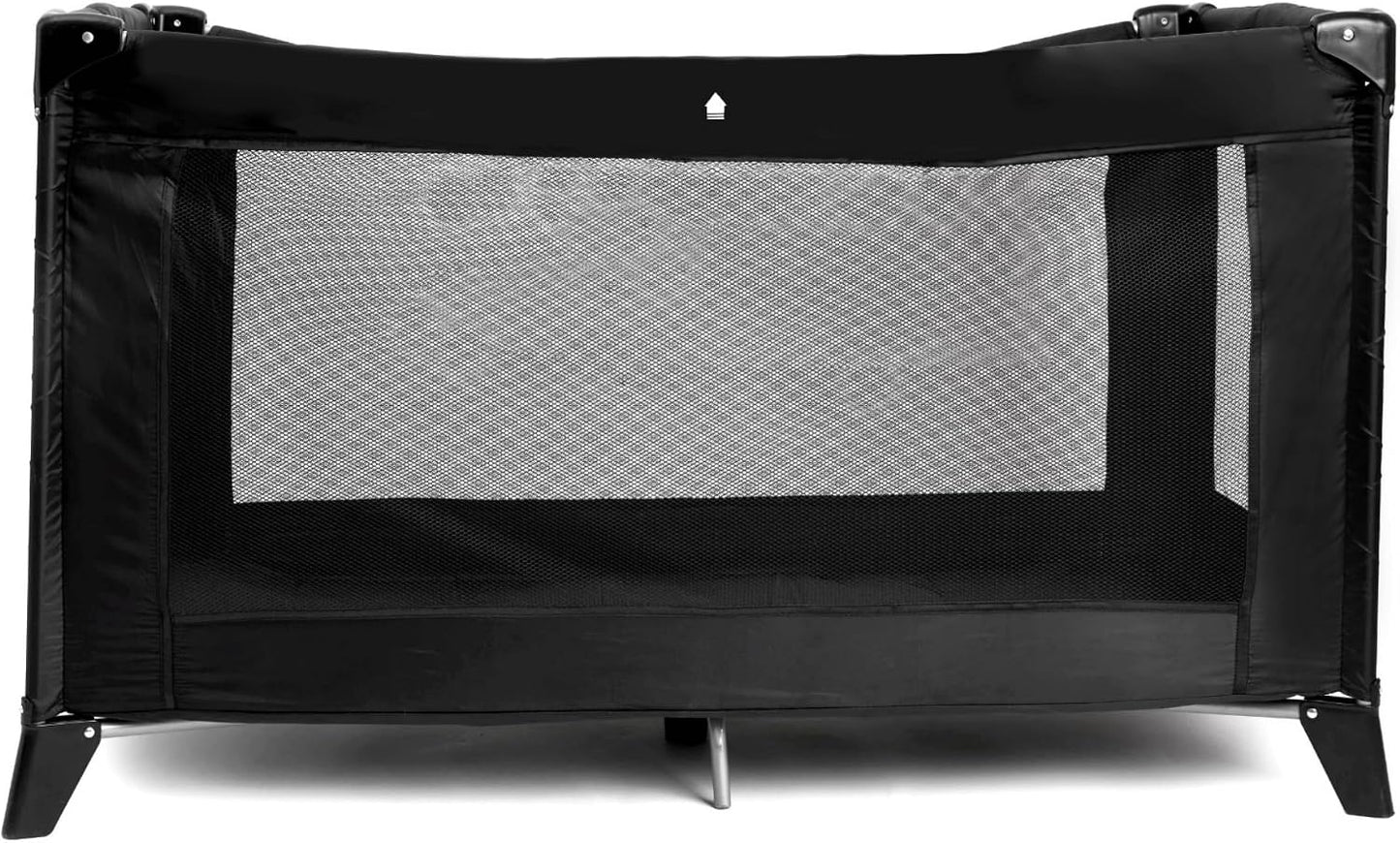 EastCoast Travel Cot with Padded Mattress Lightweight Compact and Portable Baby Bed 120 x 60 cm | Breathable mesh